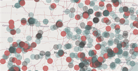 Interactive map of police killings